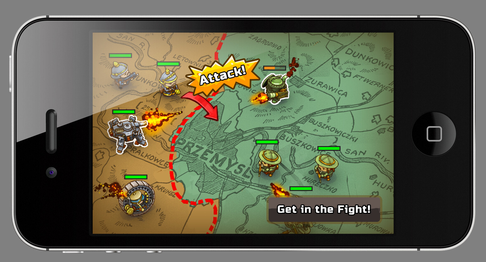Another mockup with a more spline based smooth border push system.