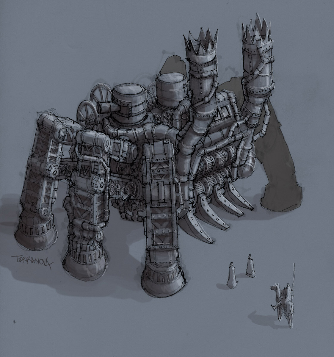 Another massive Vinci vehicle I concepted.