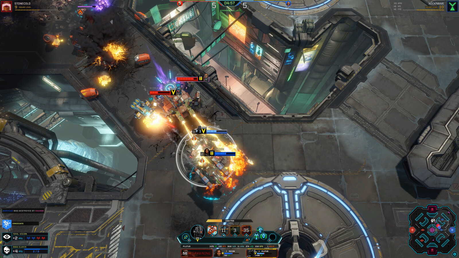 Some mech destruction!