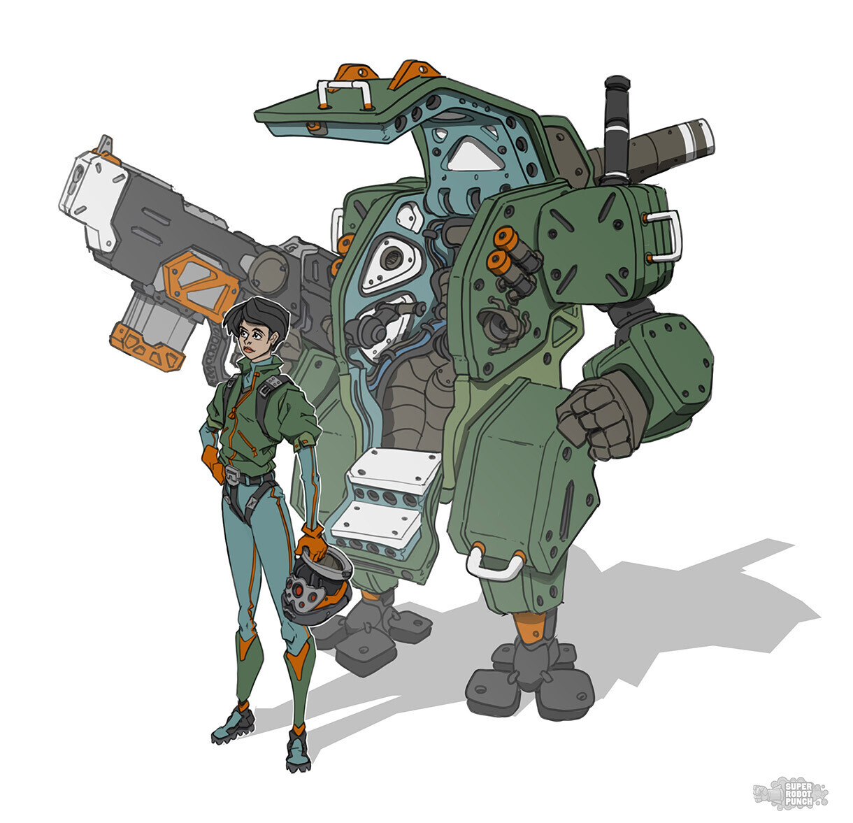 One of various mech concepts I've done over the years.