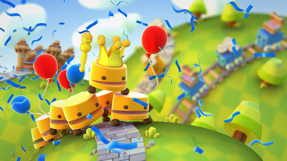 A victory parade!