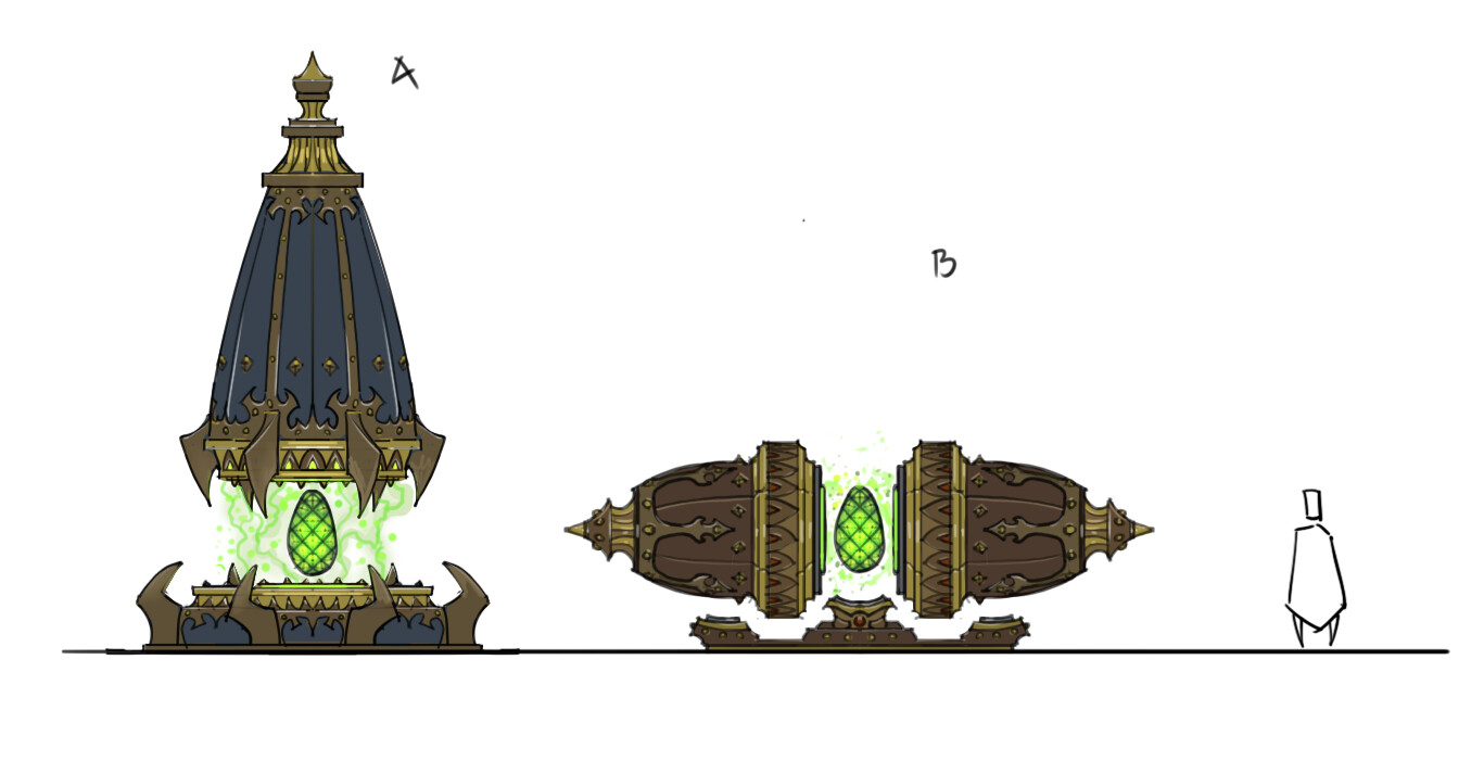 Some concepts I did for the Dragon Egg Incubators.