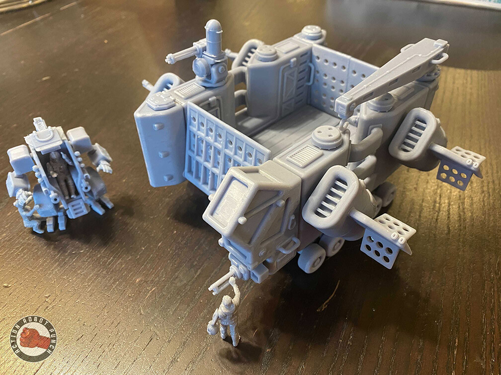 My interpretation of a flying landing craft like those used by marines.