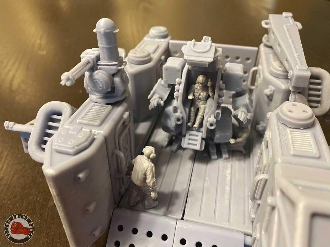 This was made at 1/48 scale so I'd be able to incorporate standard model kits with my 3D prints.
