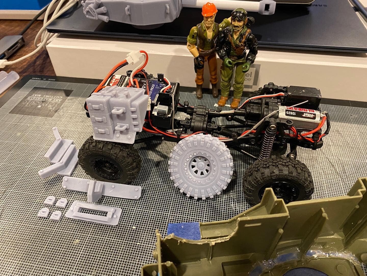I replaced the chassis with an RV truck's internals.