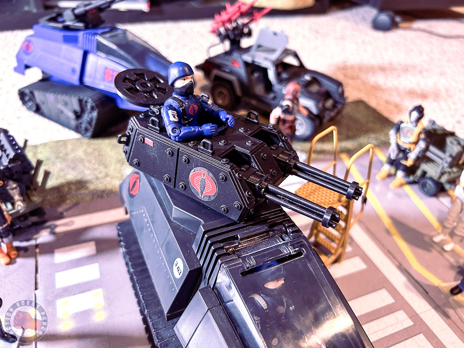 This is for the Gi Joe Cobra tank. I made dozens of these for collectors.