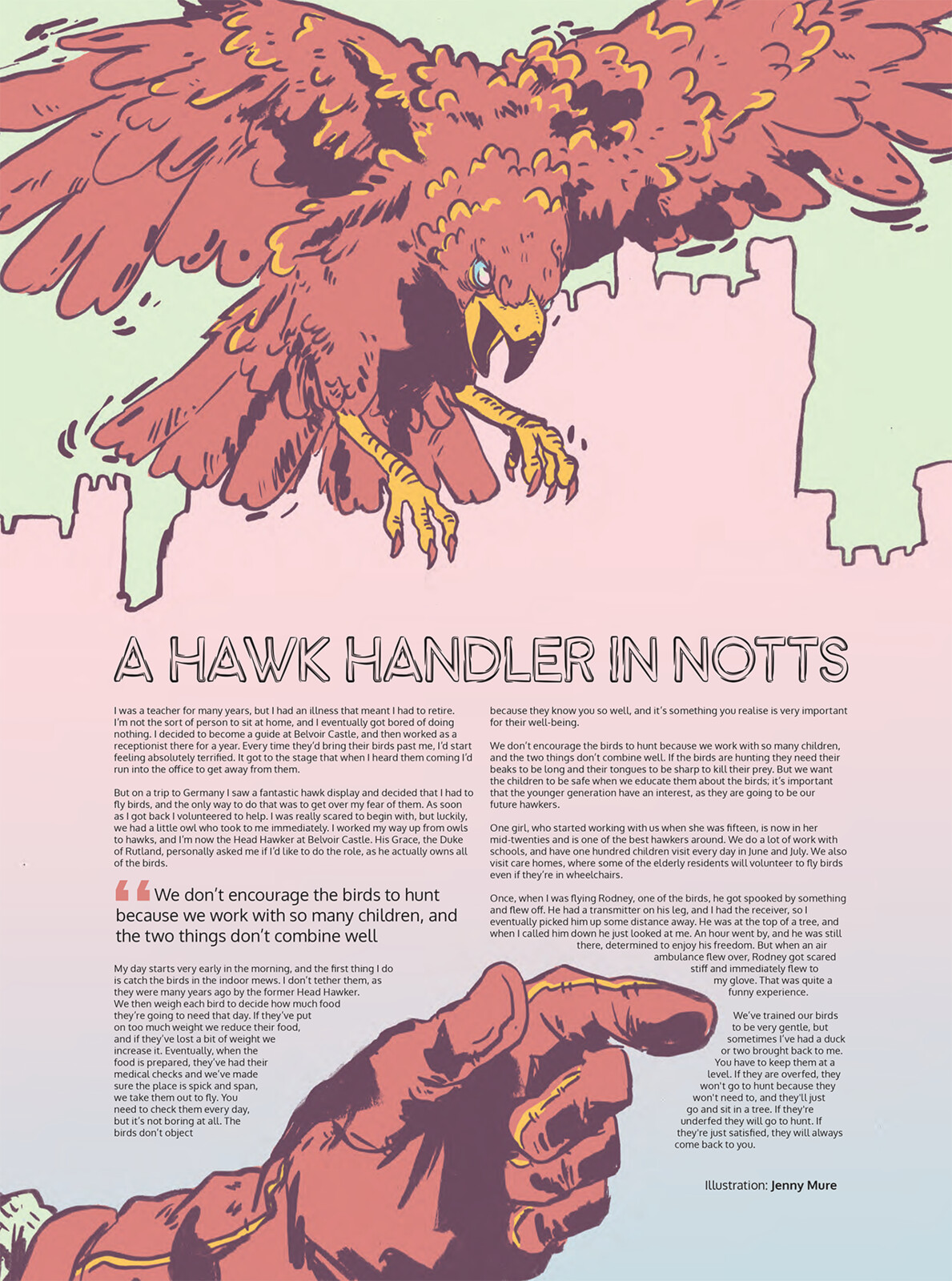 Illustration for Left Lion magazine, 2021