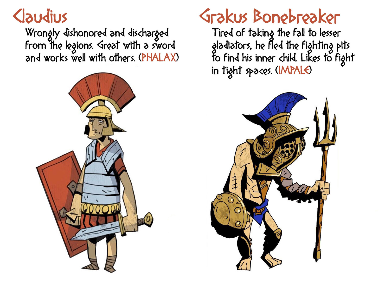 I concepted these two characters and decided to give them little back stories. 