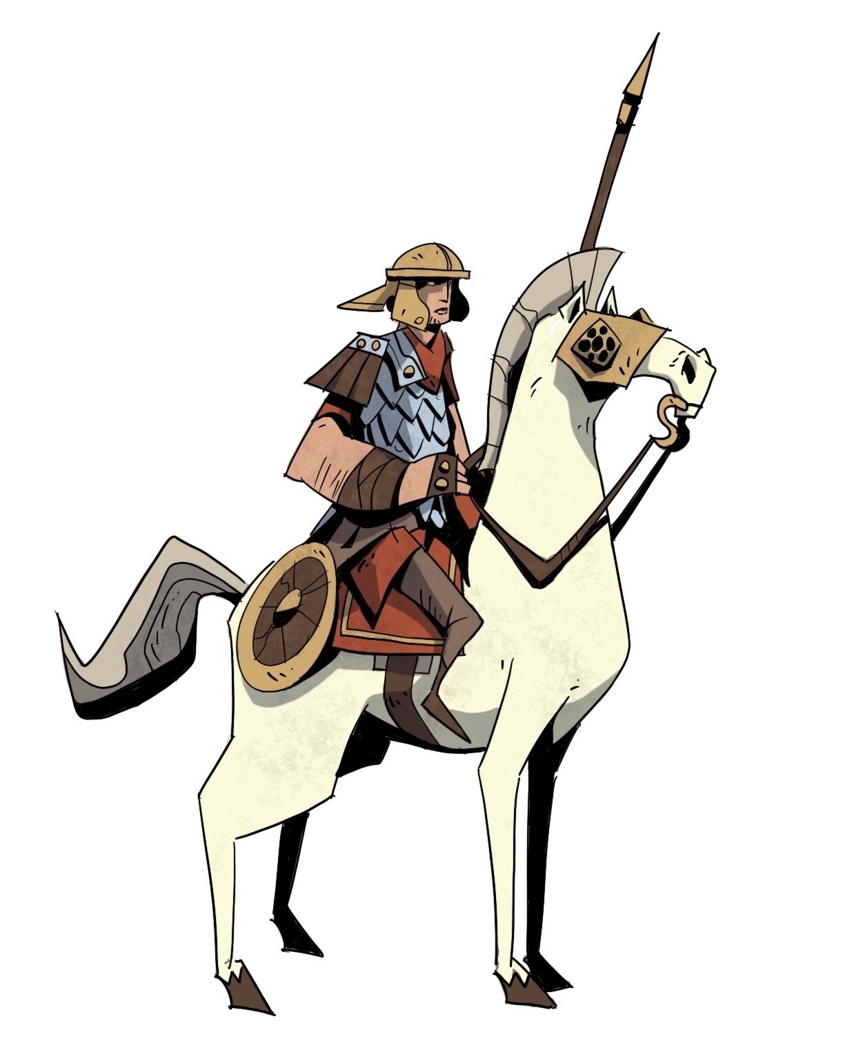 A concept I did for a mounted unit.