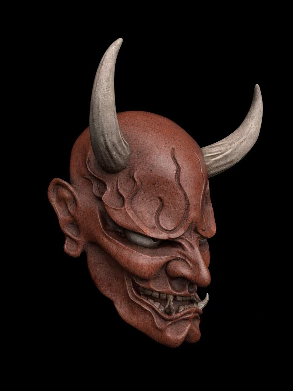 ArtStation - 般若面具Hannya mask
