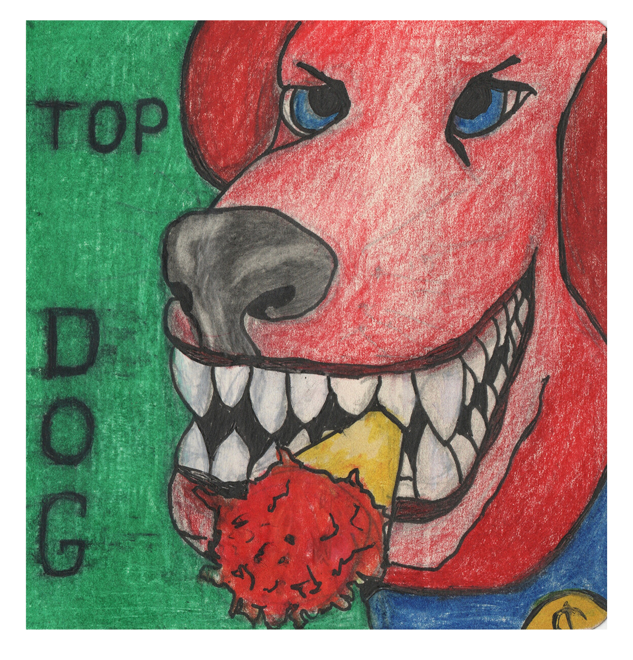 color pencils on paper