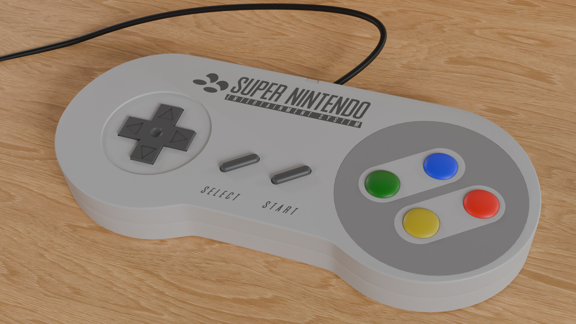 ArtStation - Super Nintendo Controller