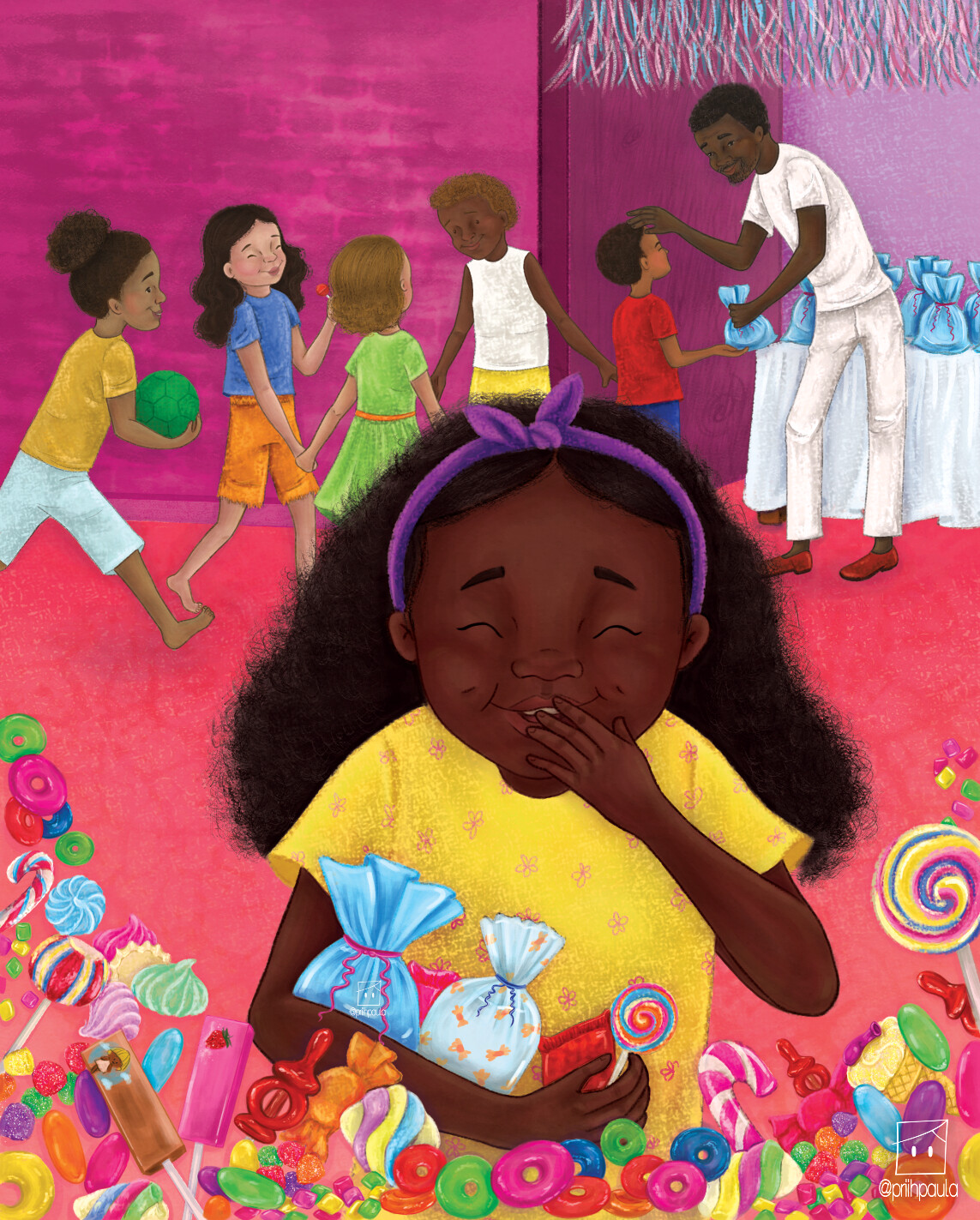 A viagem de Violeta (2022) – Alexandra Lima da Silva pela Appris editora, ilustrações de Priscila Paula.

