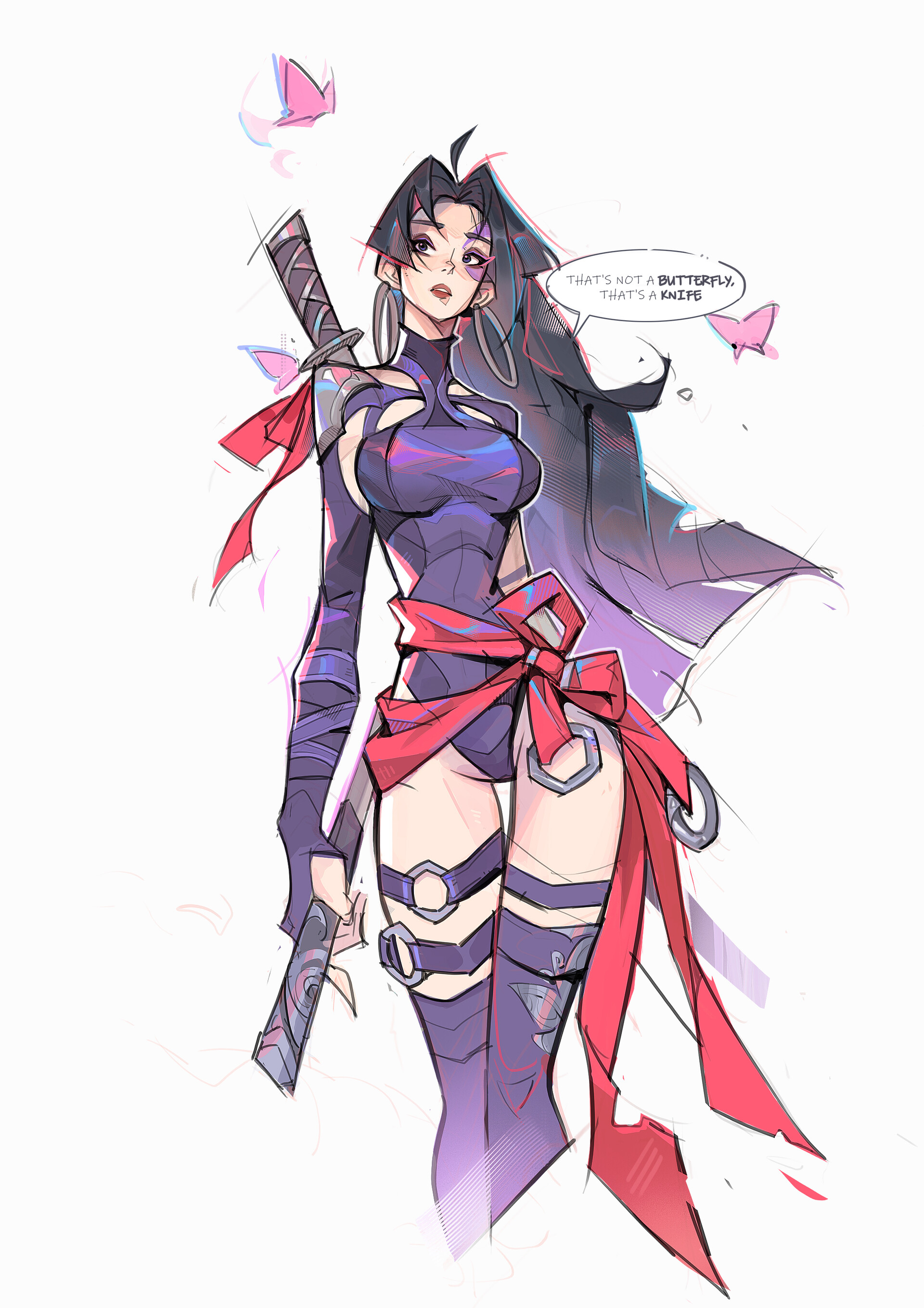 ArtStation - Marvel Rivals Psylocke Fanart