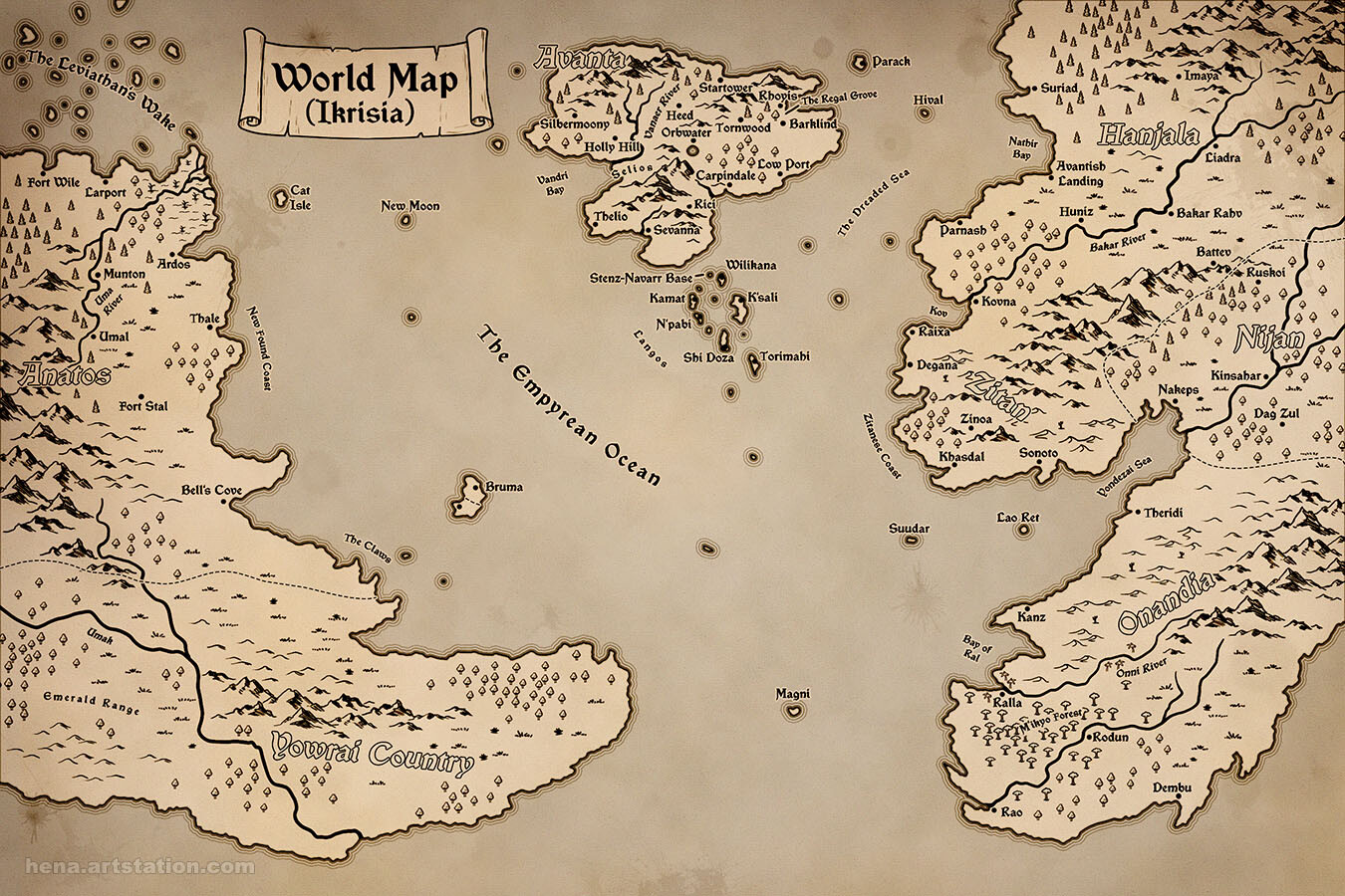 Map Art: Ikrisia