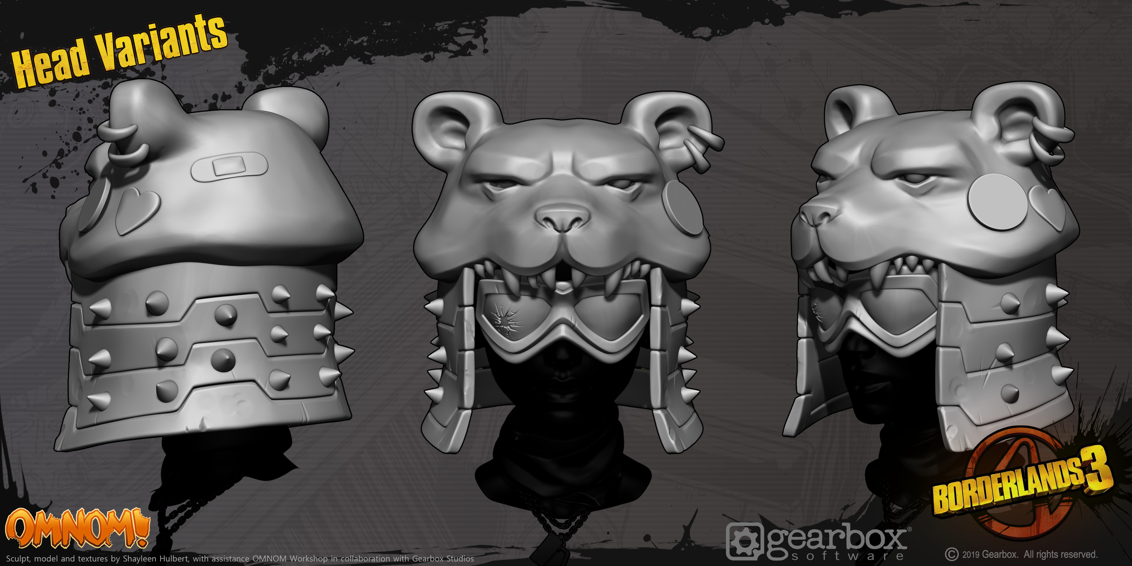 ShayleenHulbertArt - Borderlands 3: Head Variant IRON BARON