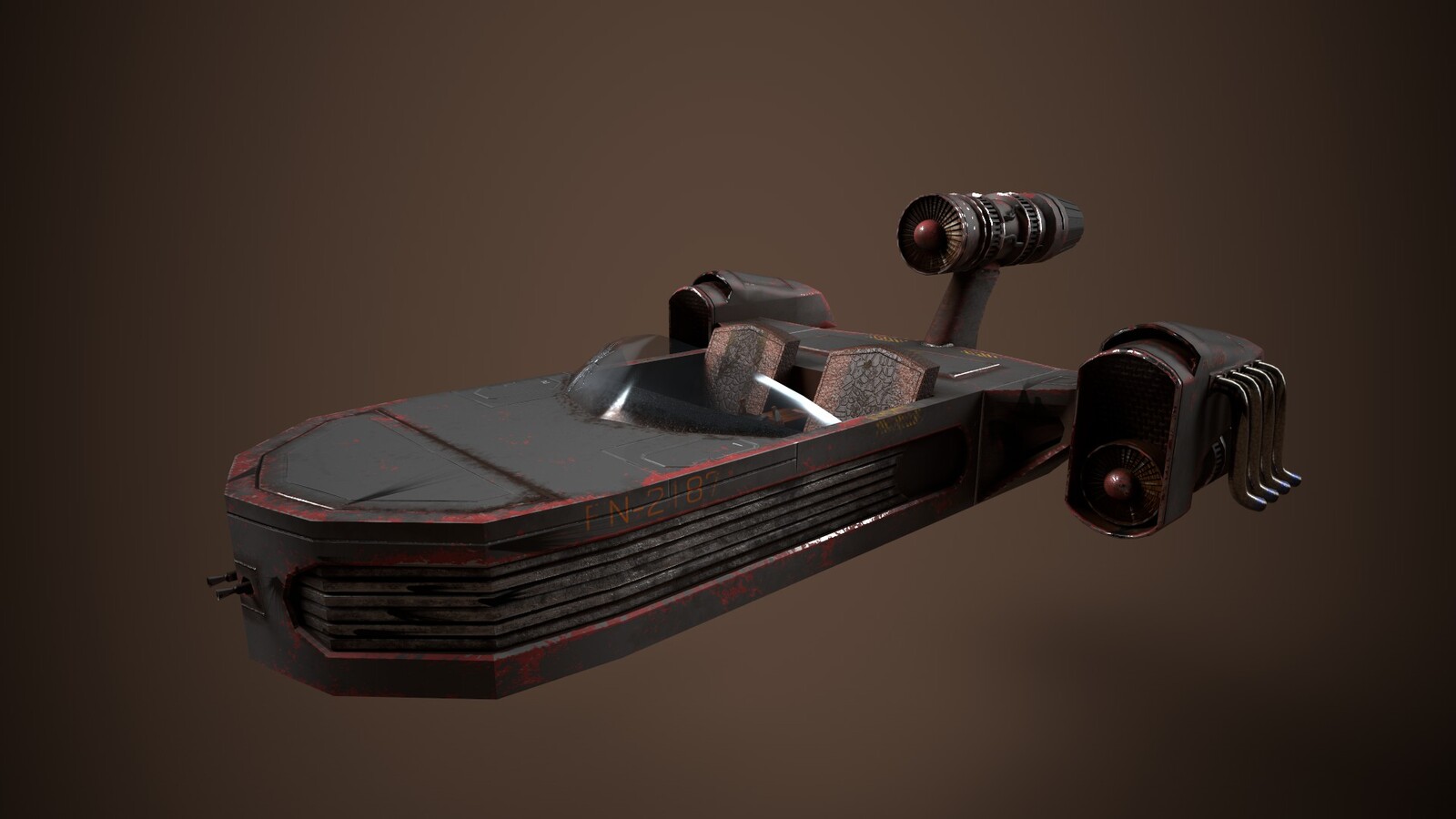 Landspeeder Design and Textures