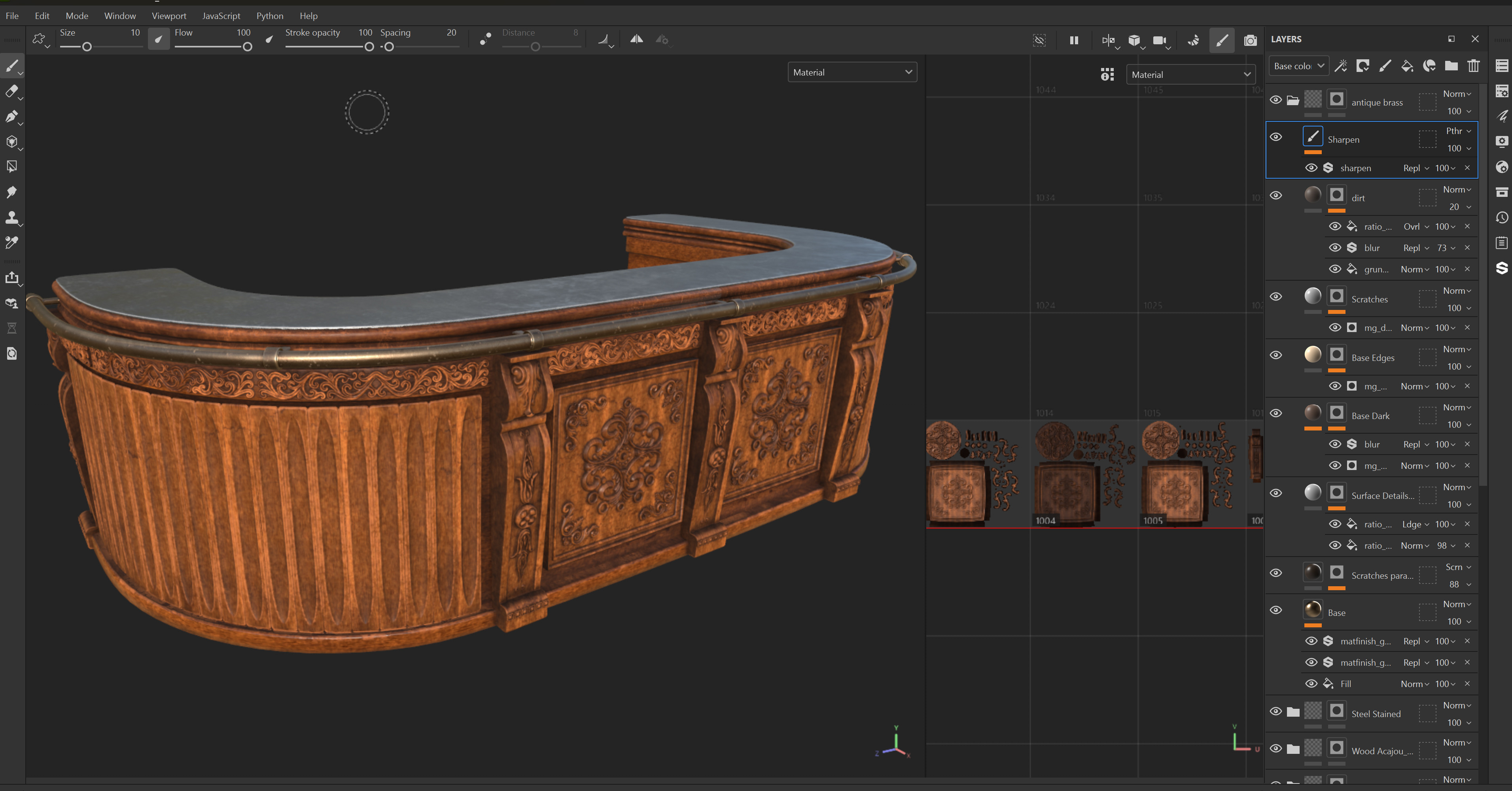 Bar in Substance Painter