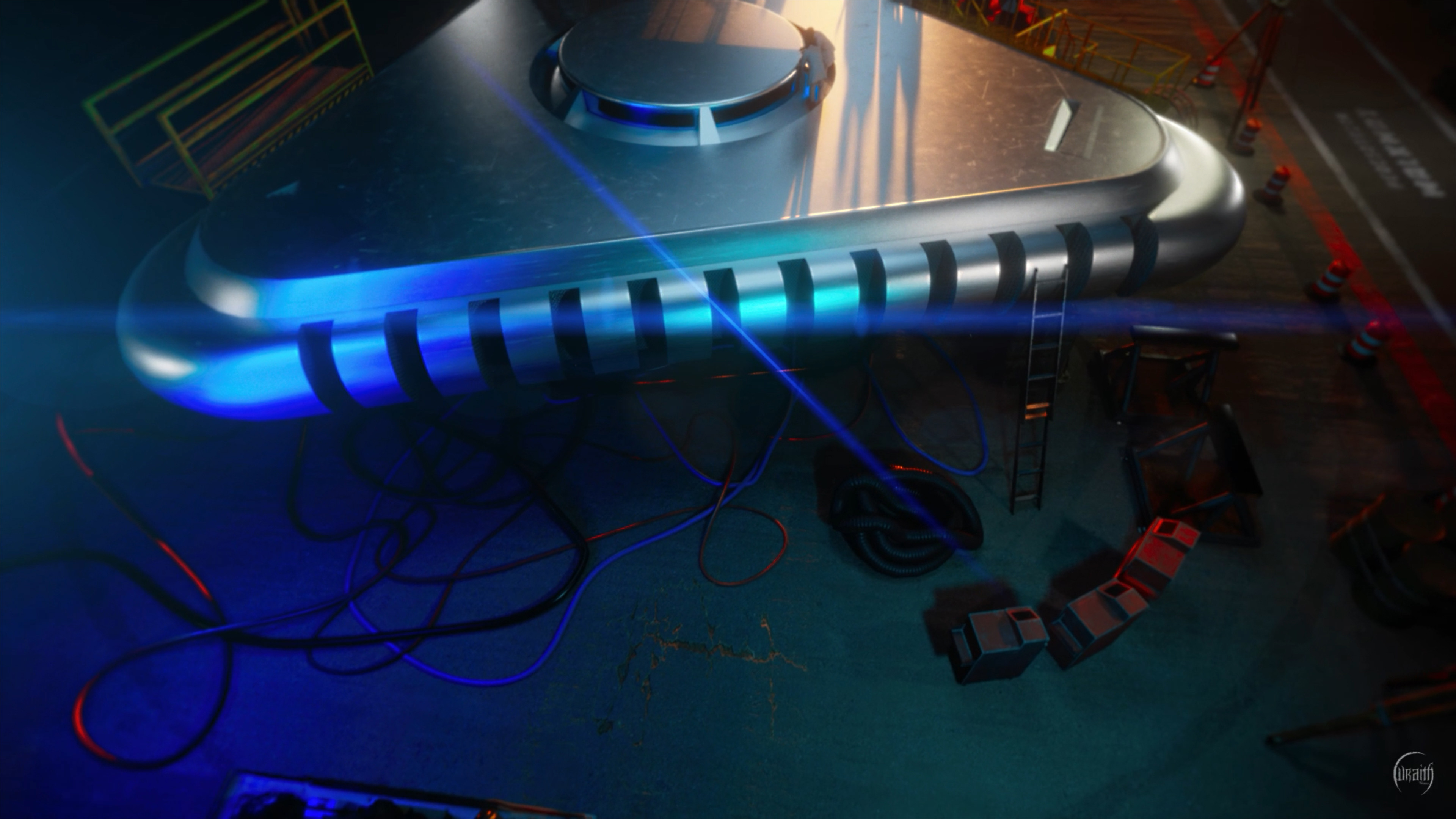 TR-3B Scene created in Unreal