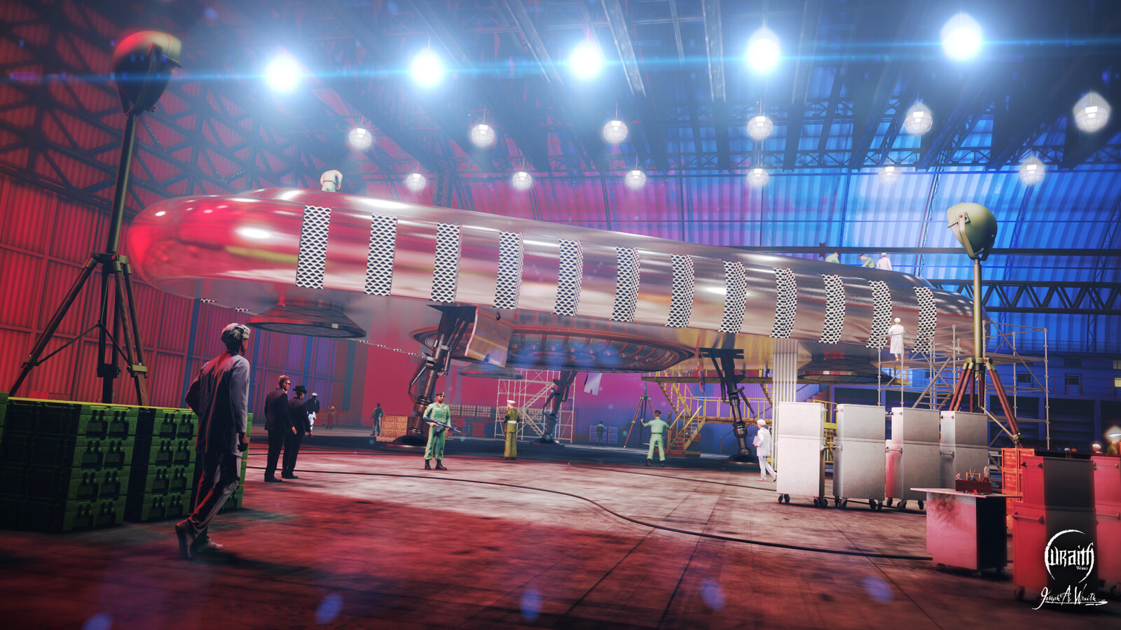 TR-3B First production Shots created in C4D
