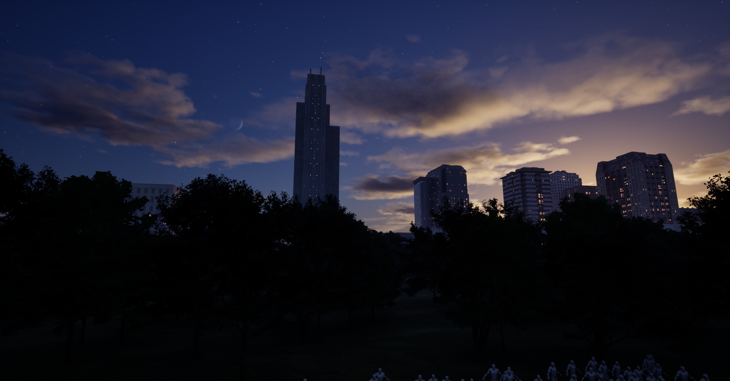 "Central Park" Skybox Lookdev - Dusk