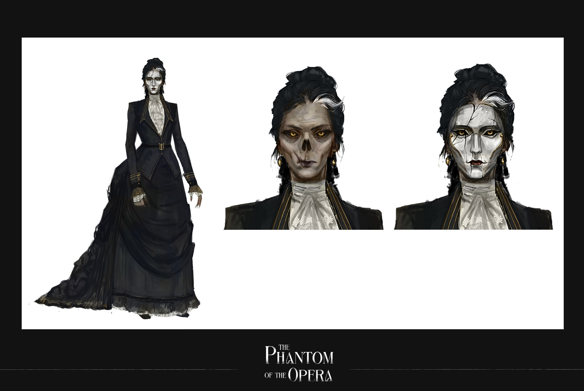 ArtStation - Female Phantom of the Opera, image size:1920x1285