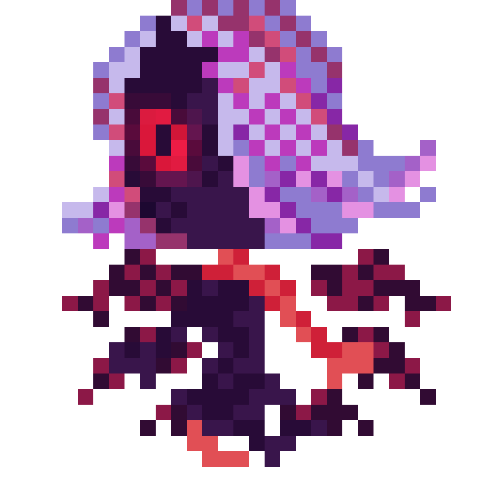 Red pixel art