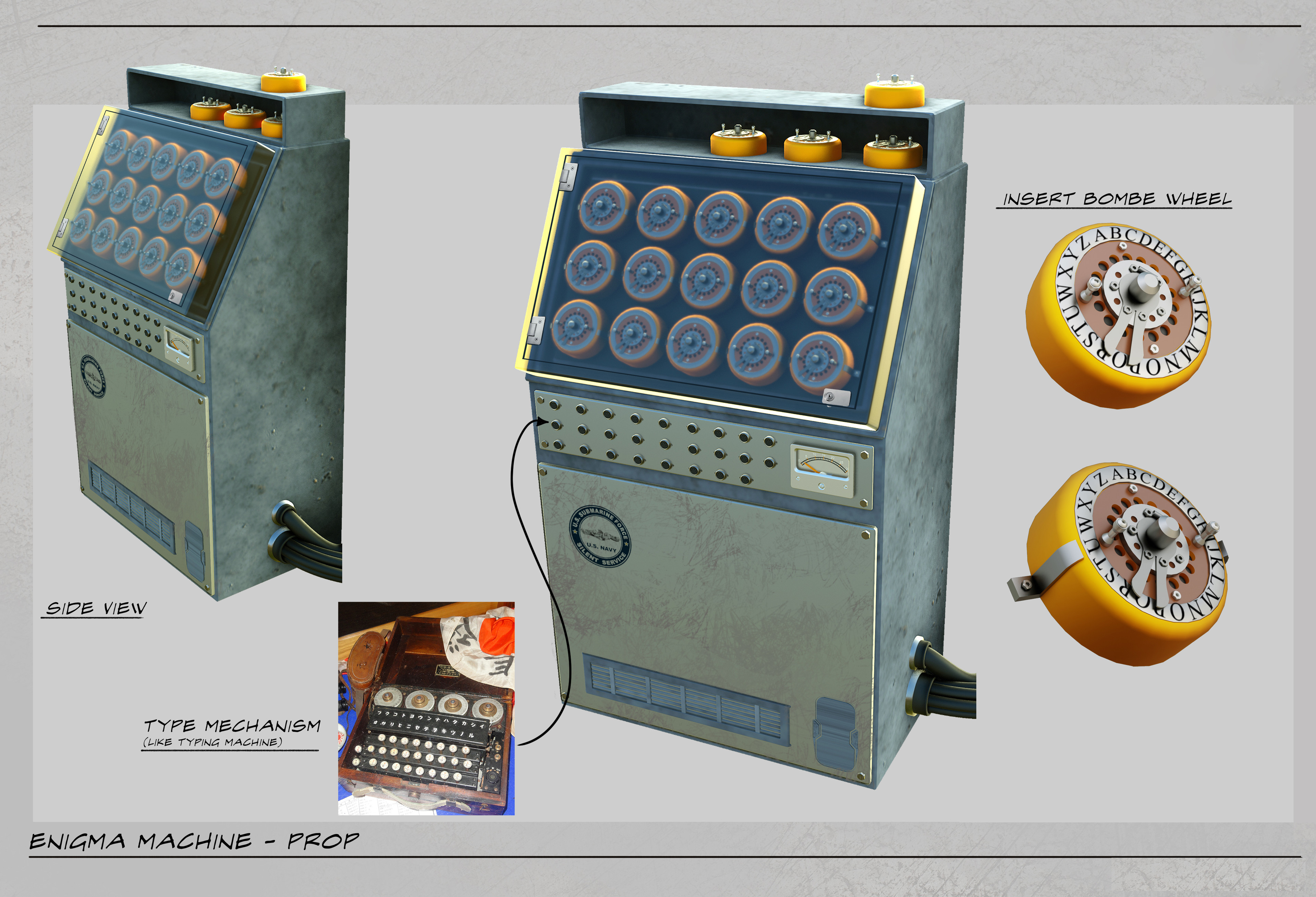 Enigma machine design