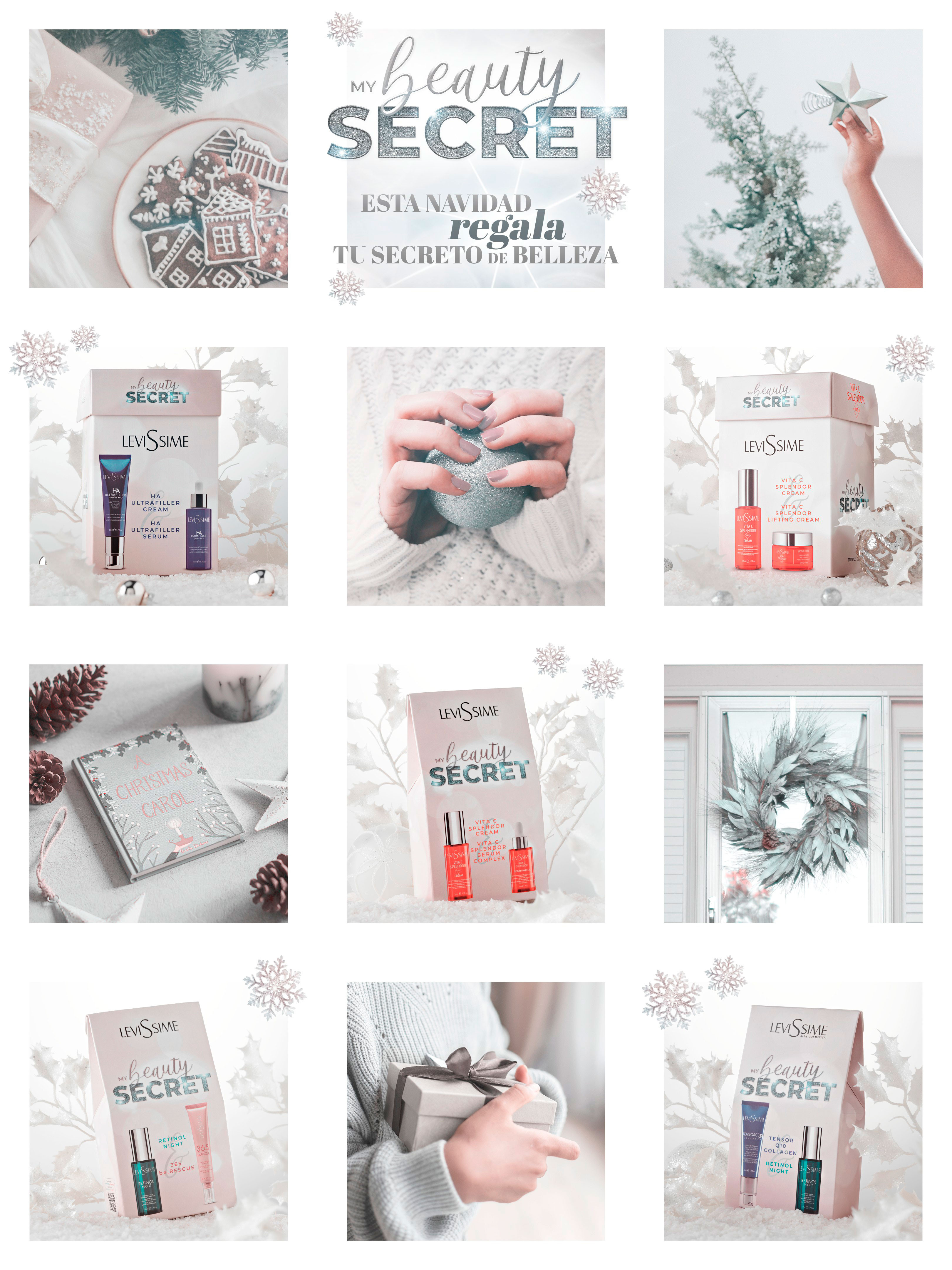 12-post campaign for LeviSsime's Christmas season packs