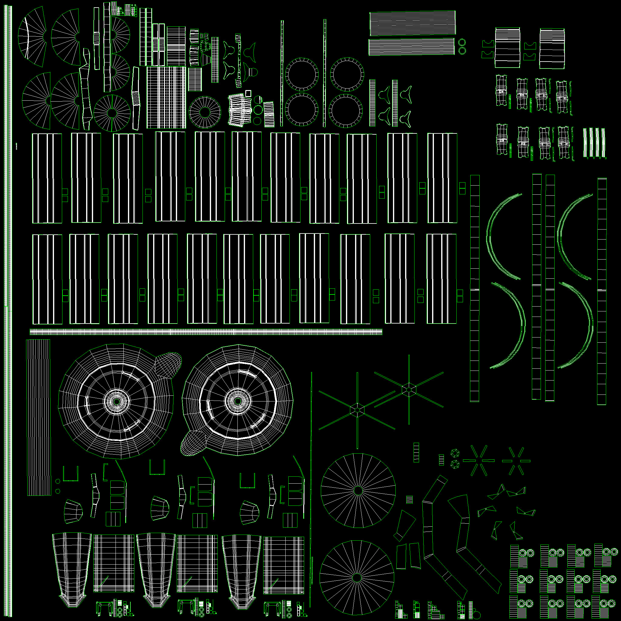 Unwrapped UVs 