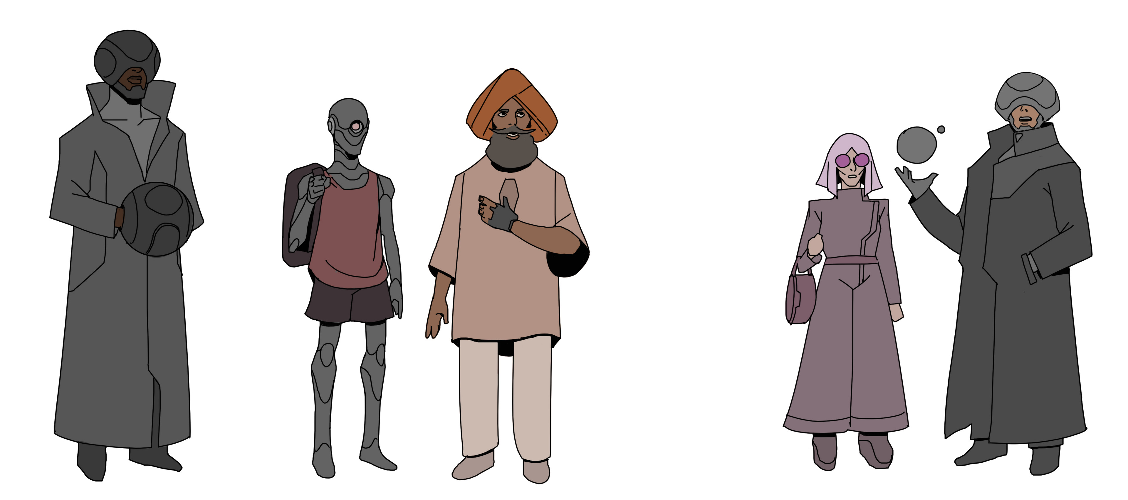 drawn in "cels" for scenes of the project, unused