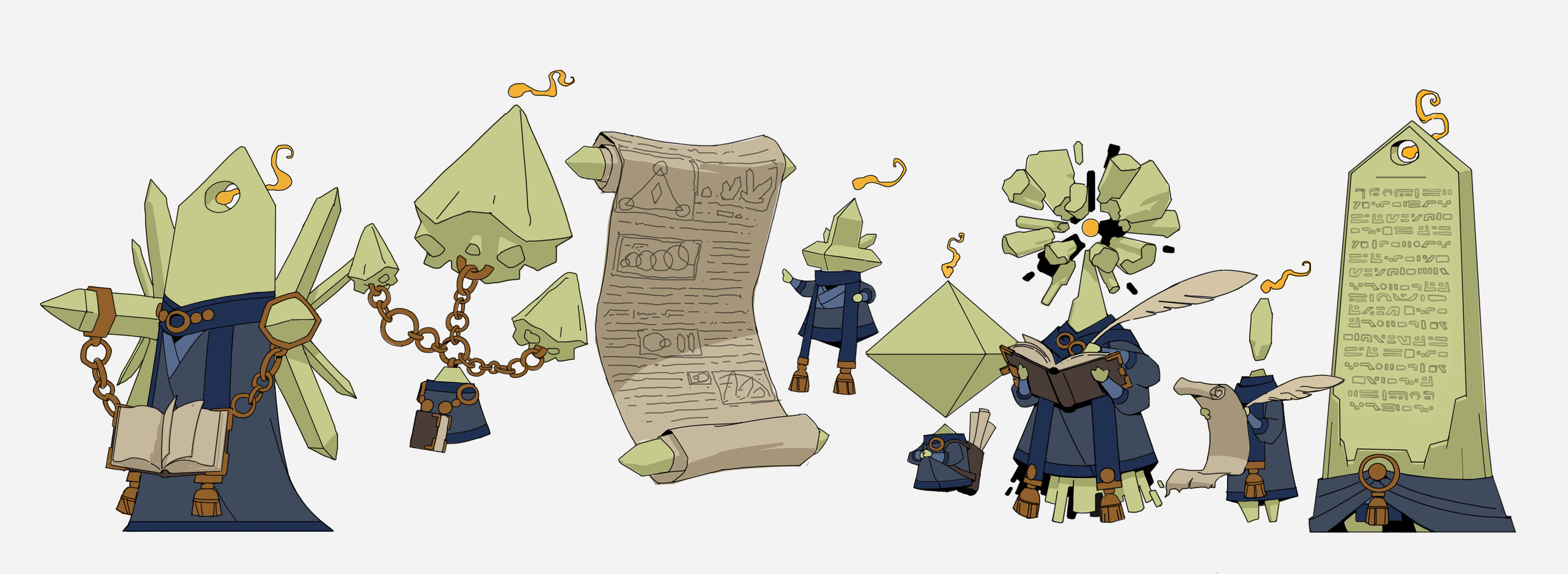 Crystal Candles, archivists of the lands .