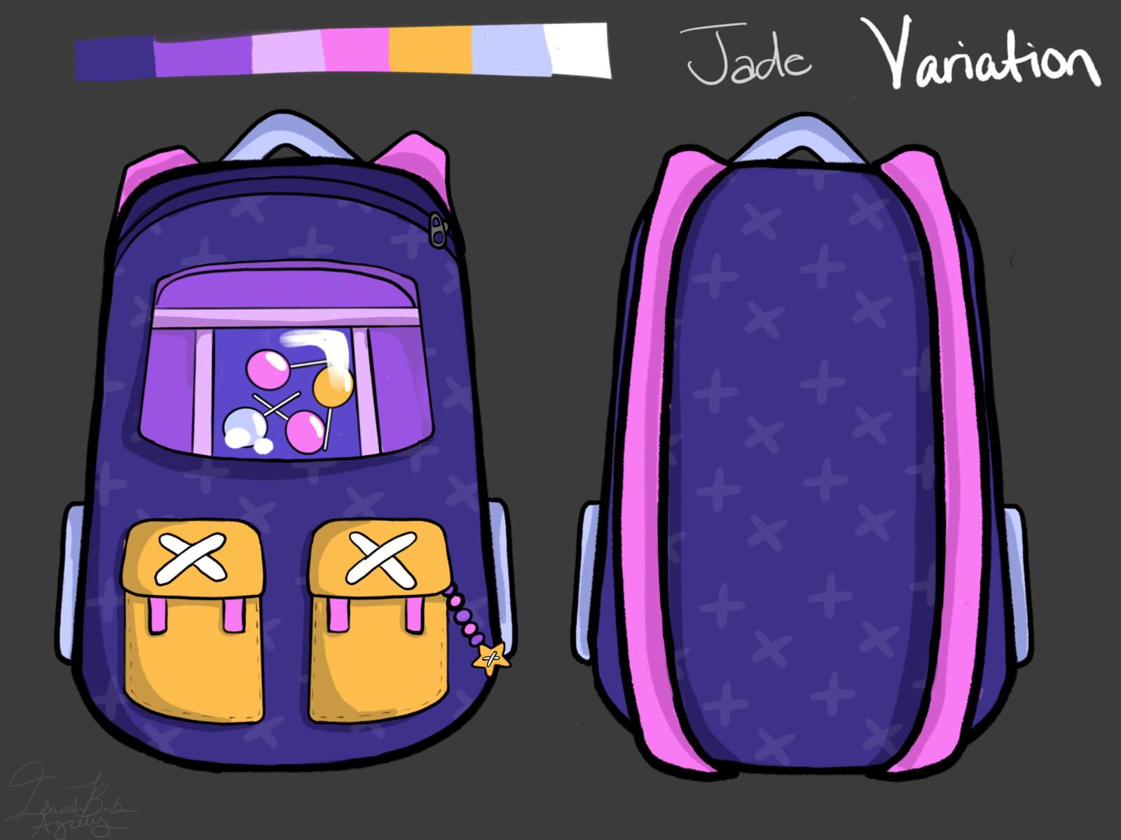 Jade's Bag Variation Concept Art- Procreate [2023]