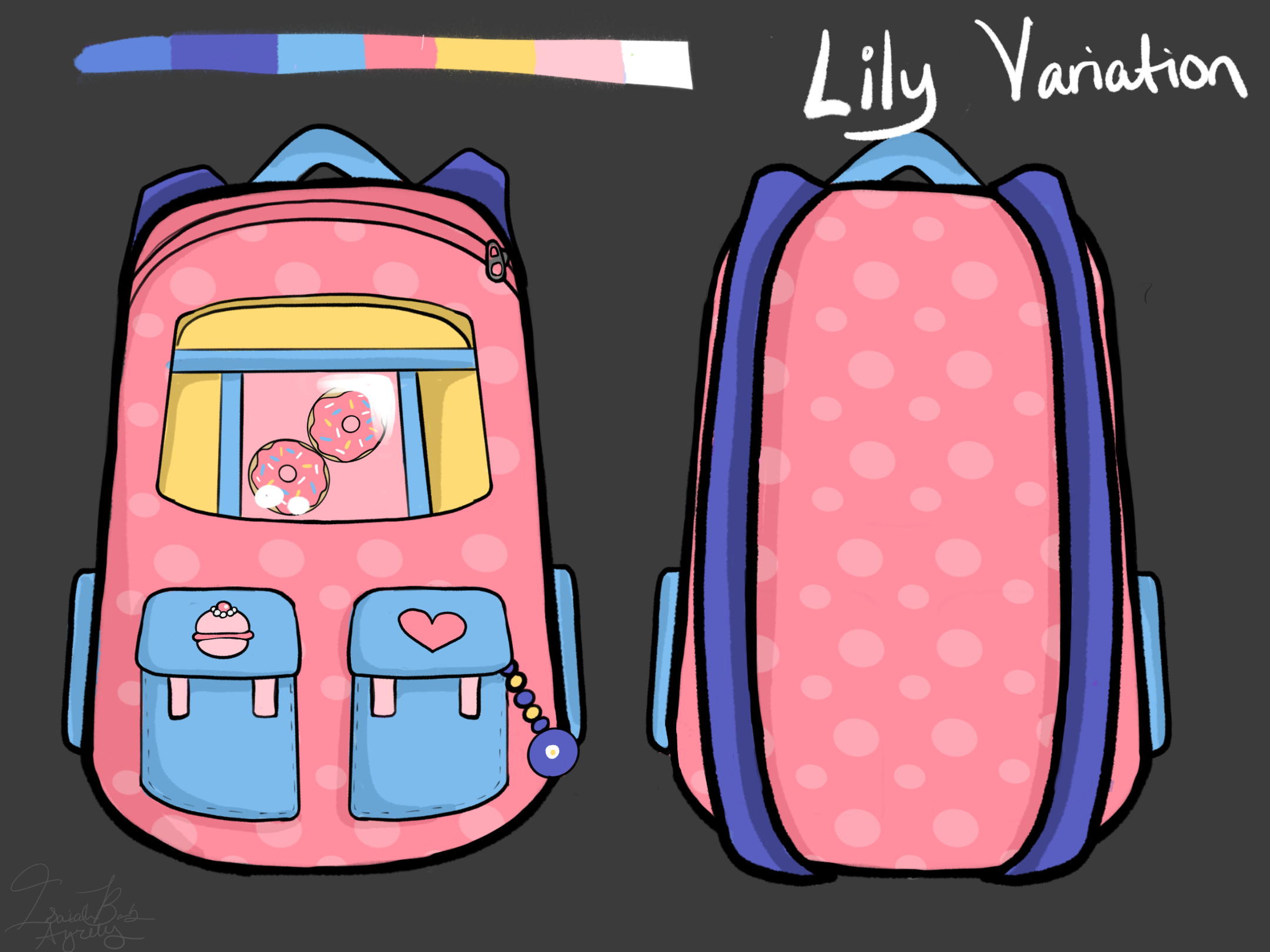 Lily's Bag Variation Concept Art- Procreate [2023]
