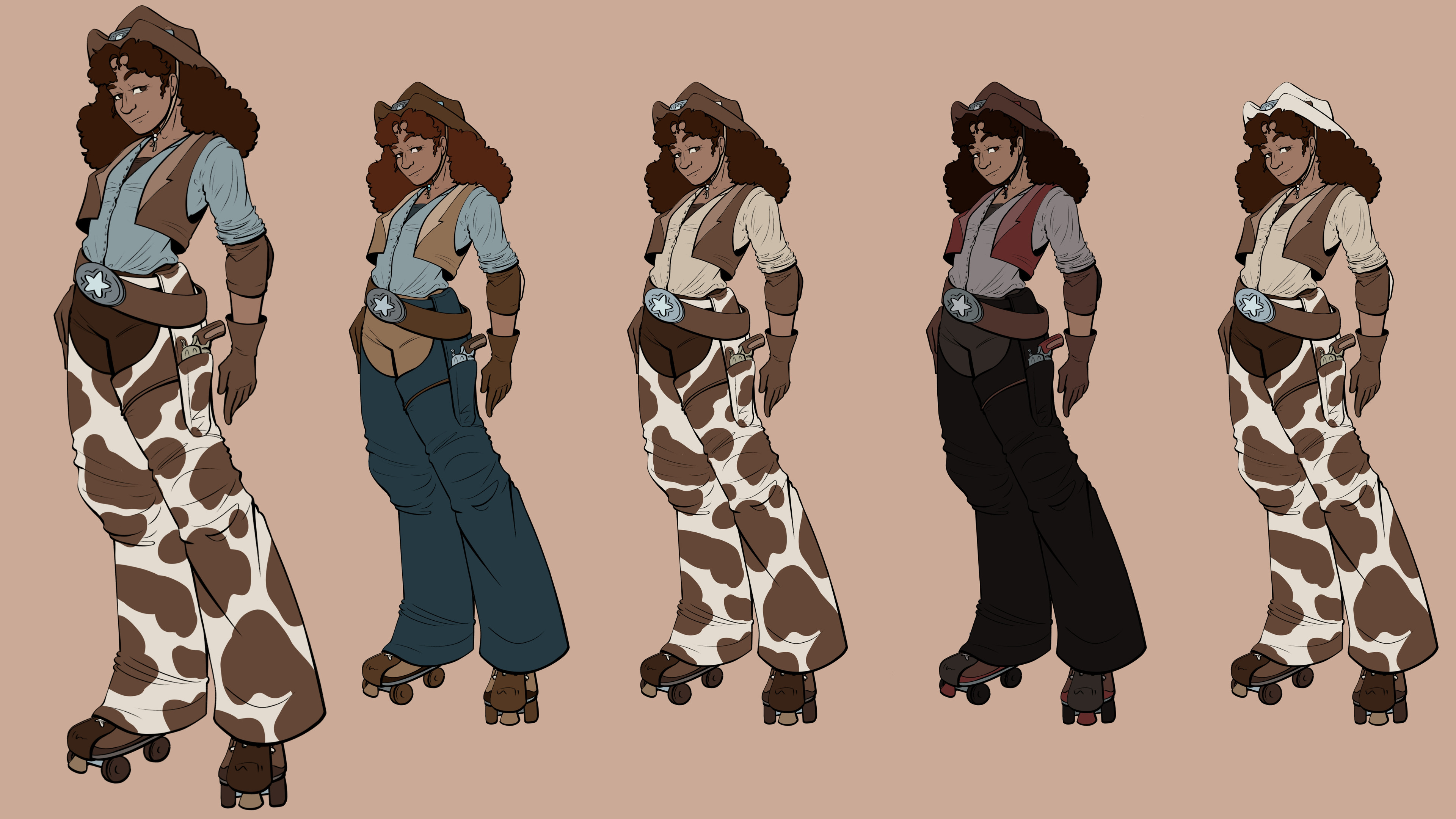 Initial Character Creation Process Color Comps (From 2024)