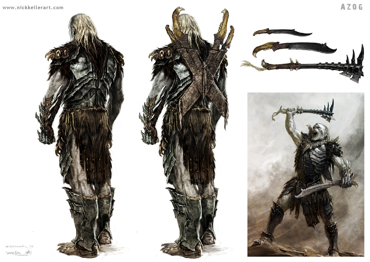 Early Azog concept.