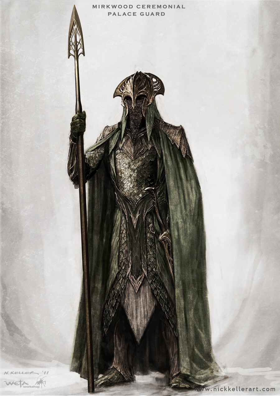 Mirkwood palace guard concept.