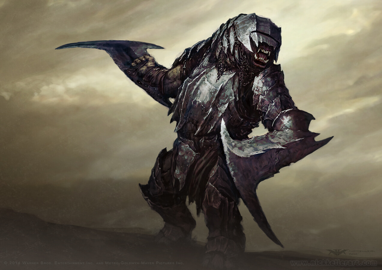 Armoured troll concept.