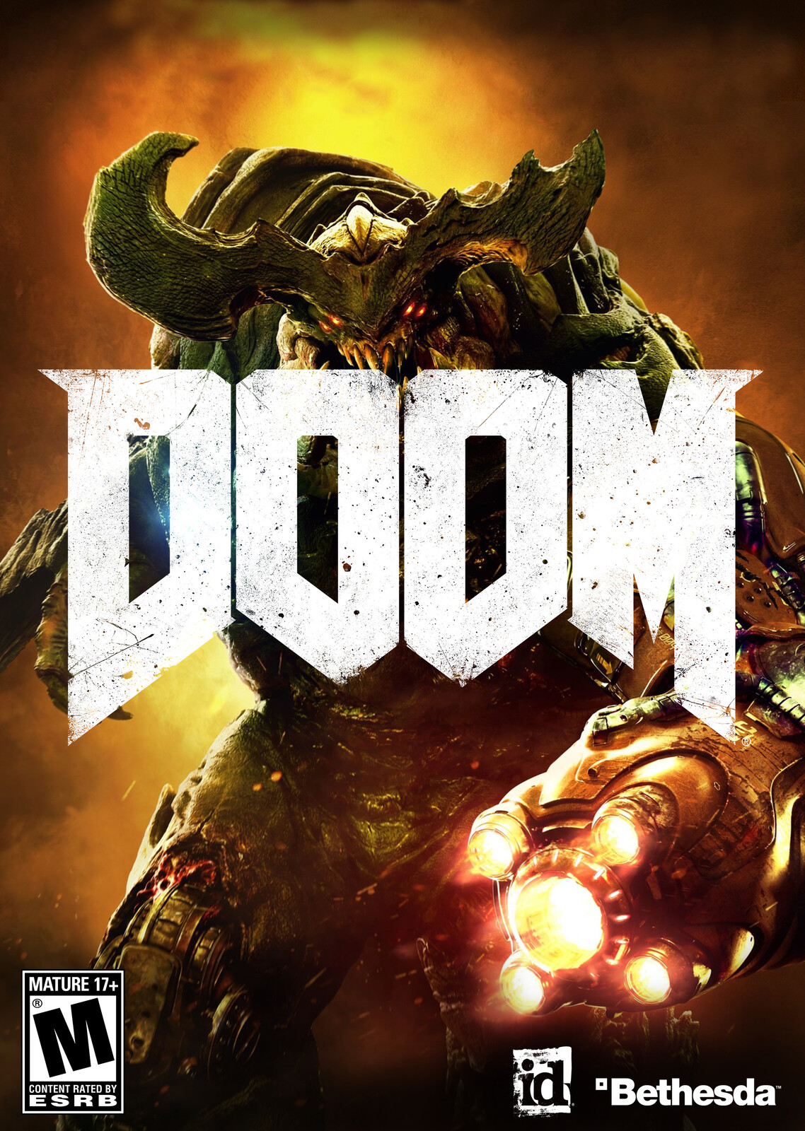 Doom (2016 - Original art by Petur Arnorsson/Jason Martin) (Alternative  Cyberdemon Cover)
