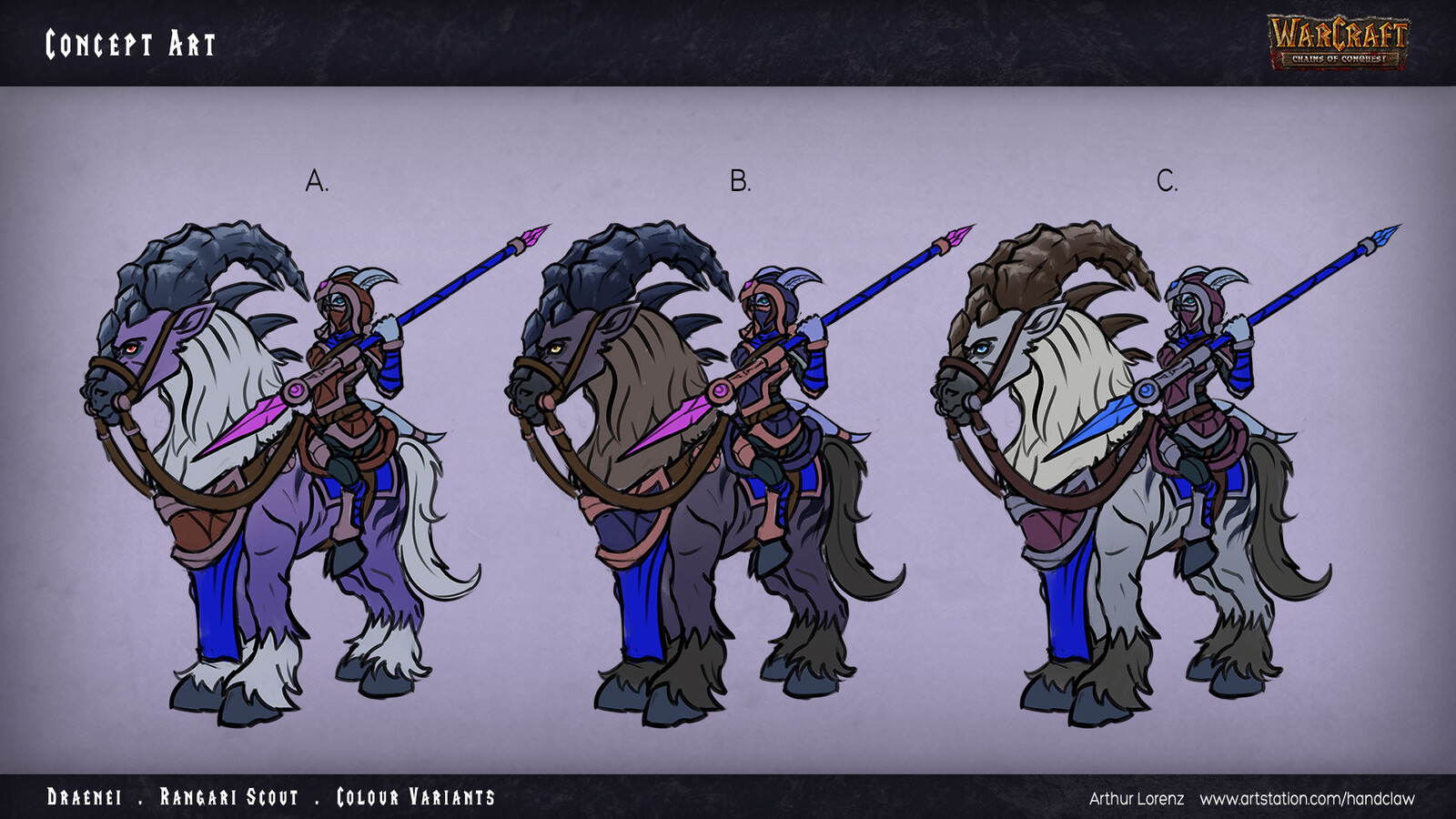 Concept Art - Rangari Scout - Variants