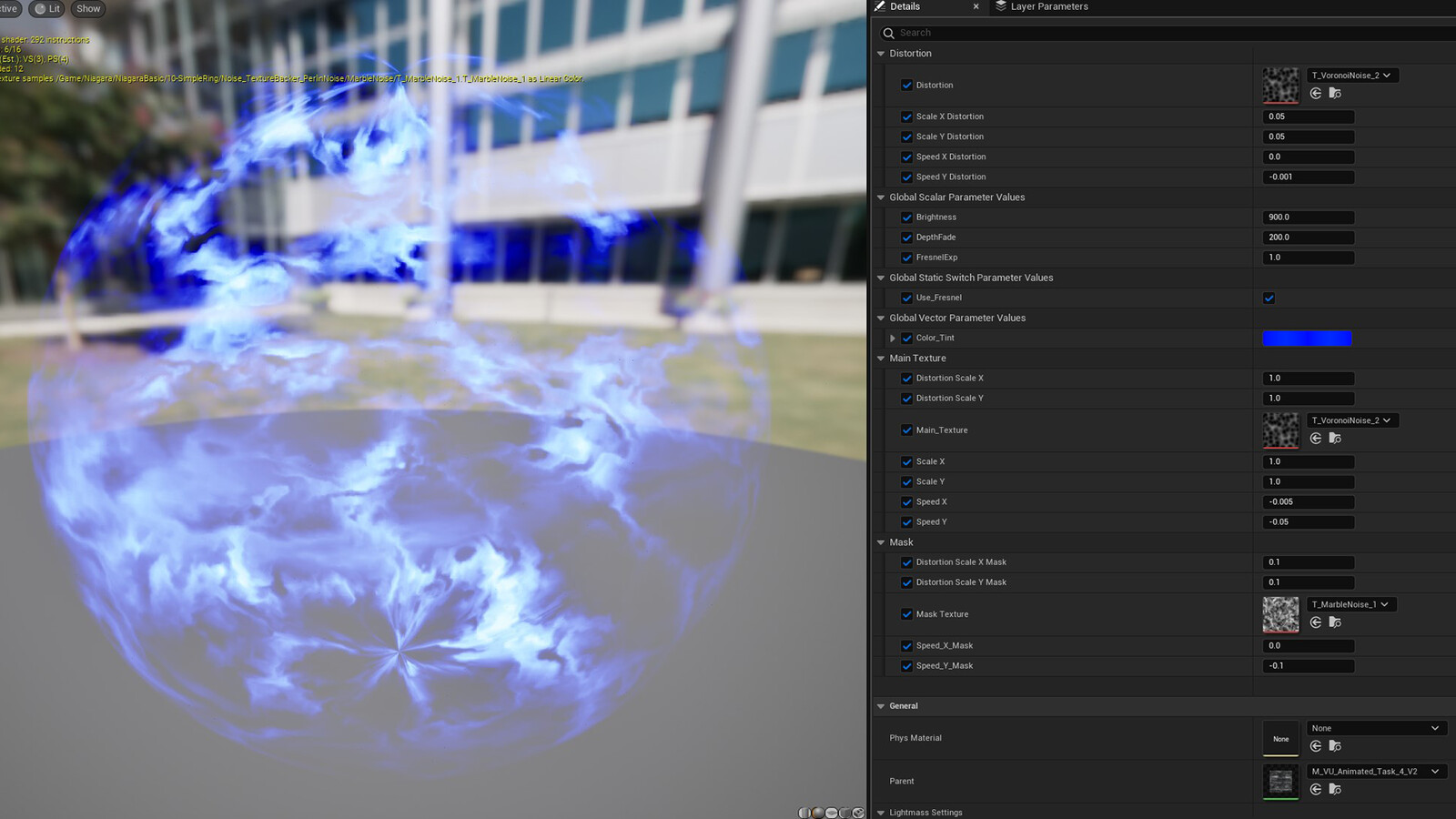 Material Instance with my textures