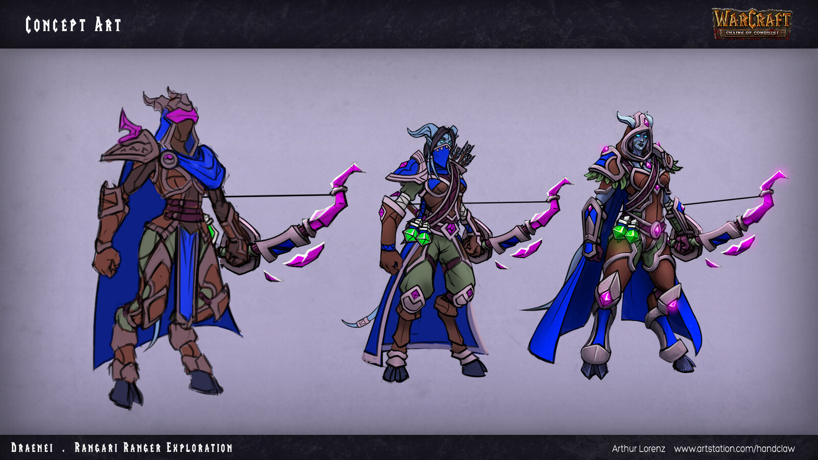 Concept Art - Rangari Ranger - Further Explorations