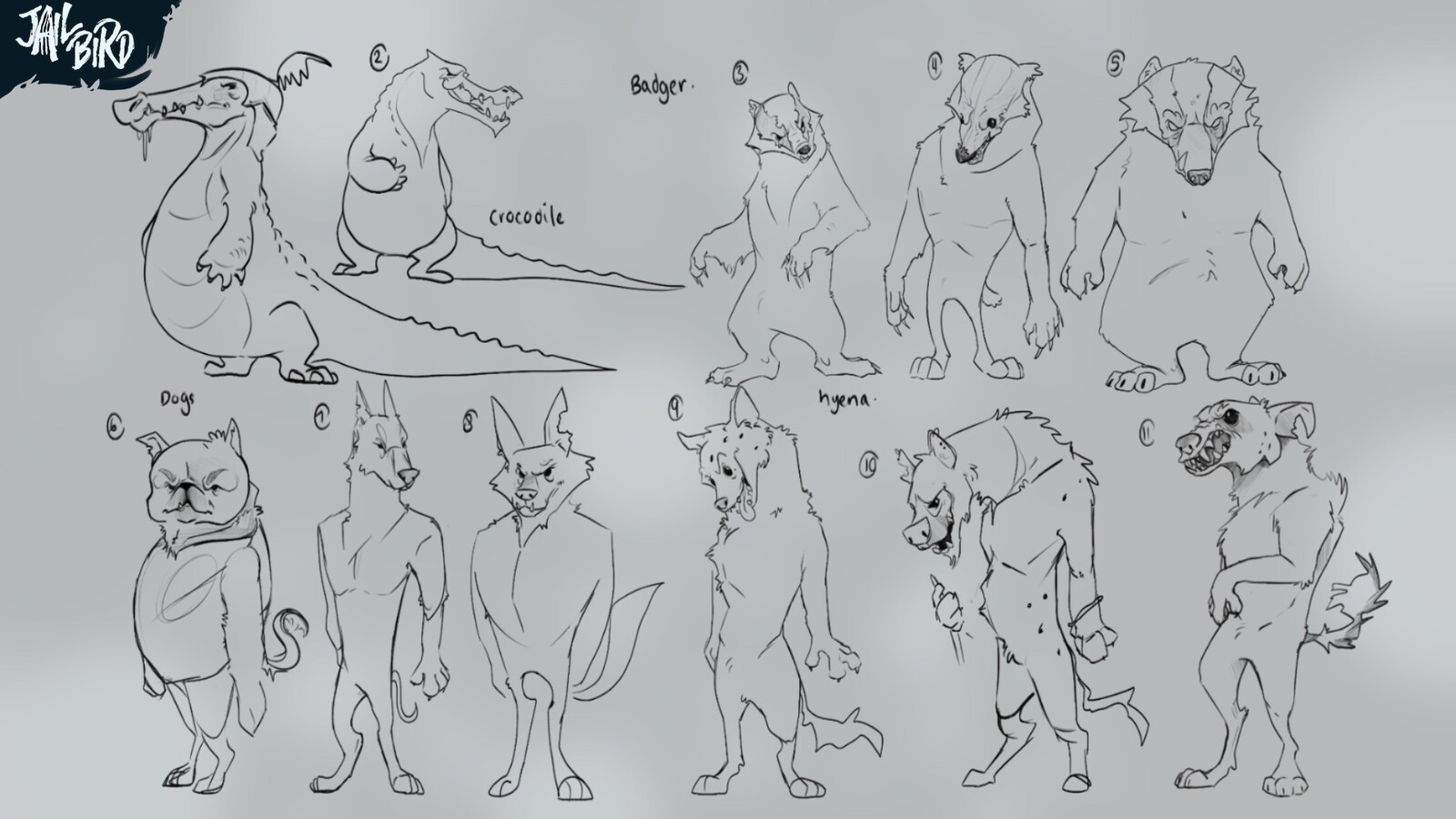 This stage was all about ideas, using different animals and shape language to try to develop something interesting. During this project speed was key and timing was incredibly important with such a small turnover period.