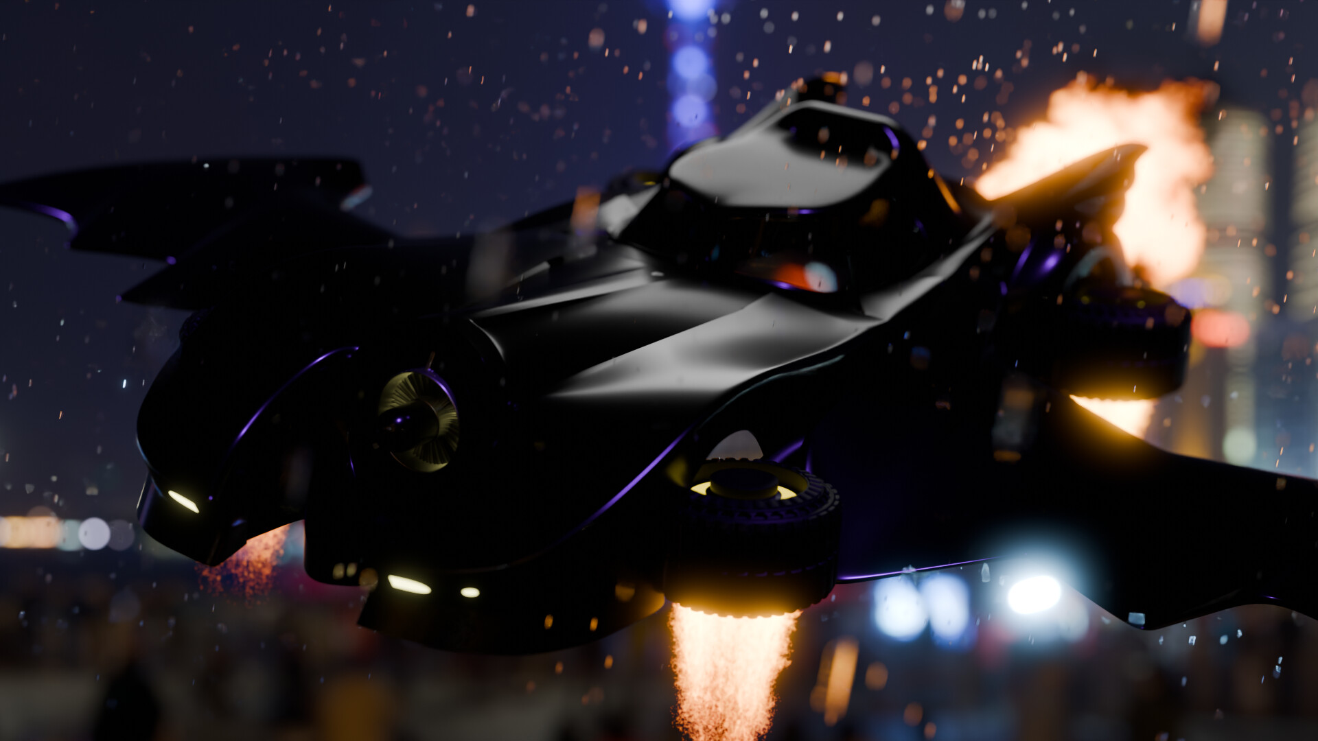 ArtStation - Batmobile 3D Model