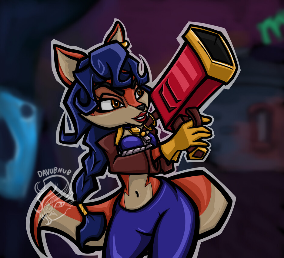 ArtStation Carmelita Sly Cooper and the Thievius Raccoonus