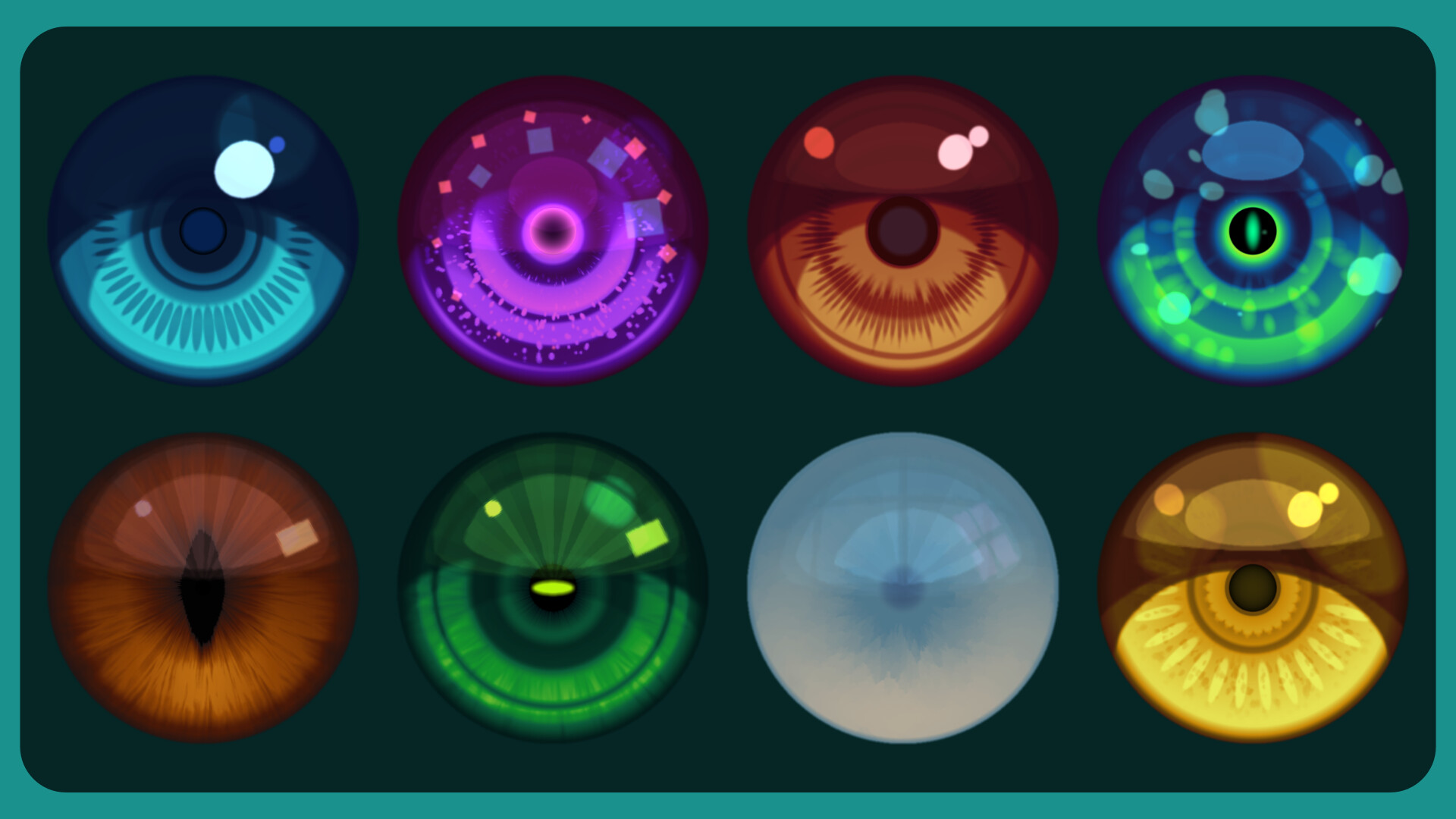 ArtStation - Stylized Eye Texture Generator - Substance Designer