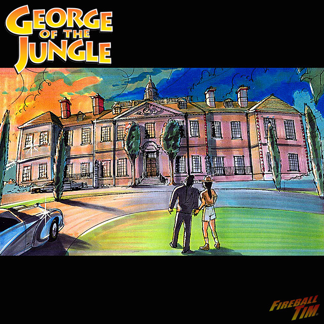 George of the Jungle Movie Concept Art by Fireball