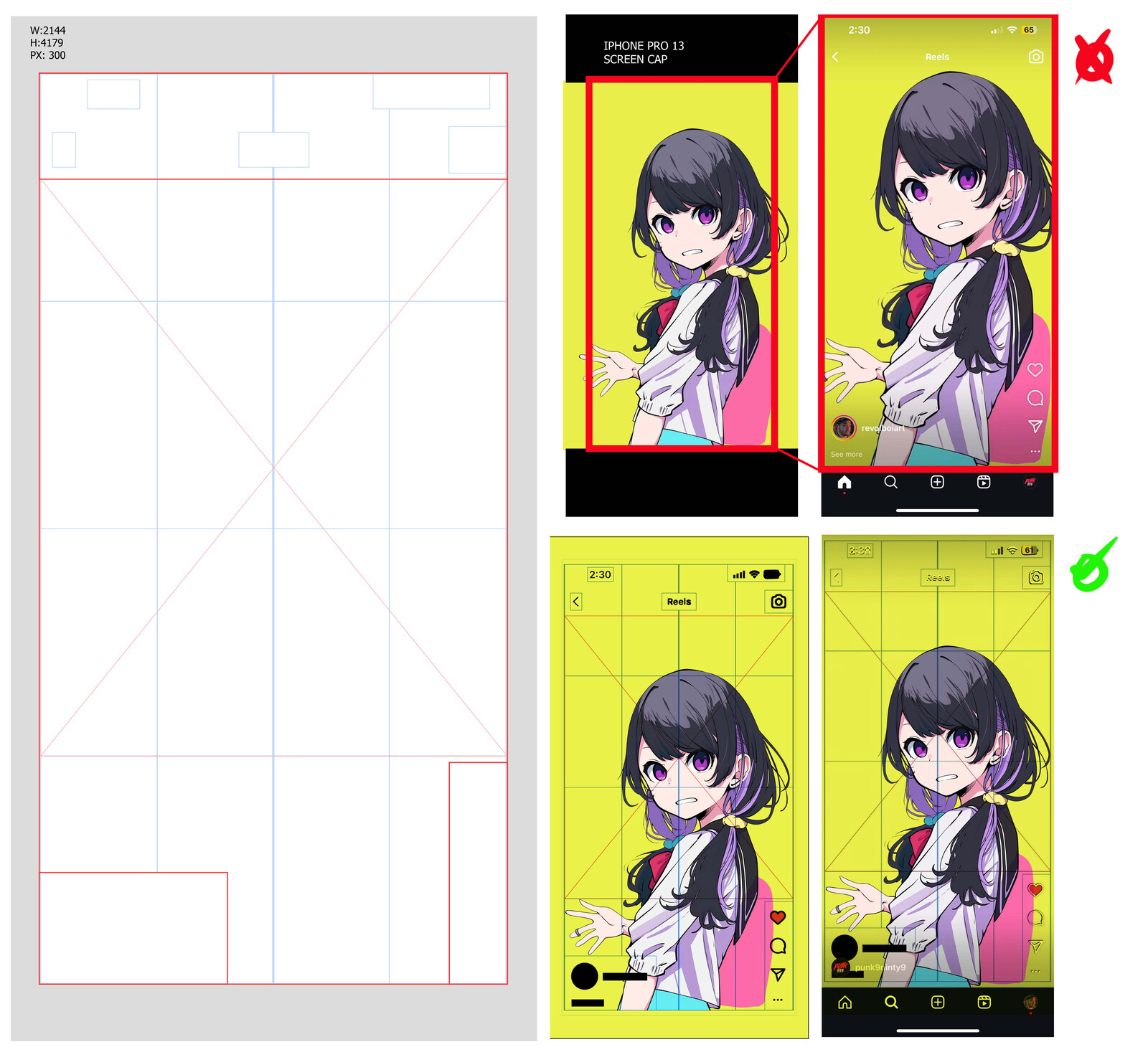 IG REELS Template