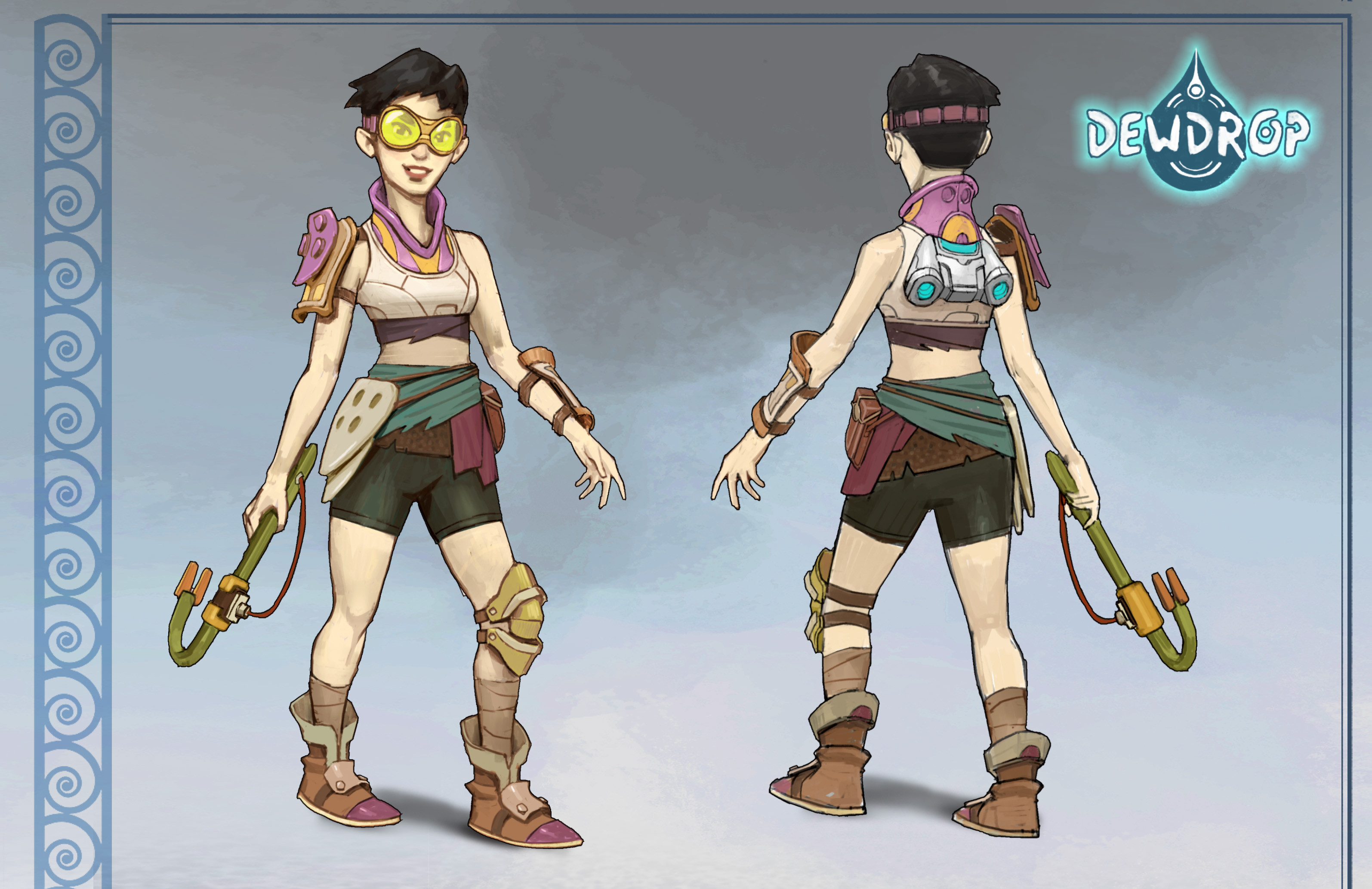 Pim the Scrapper. An outcast even in her tiny seaside village, her life changes when she finds what most scrappers can only dream of: a crystalline relic known as a Dewdrop. 