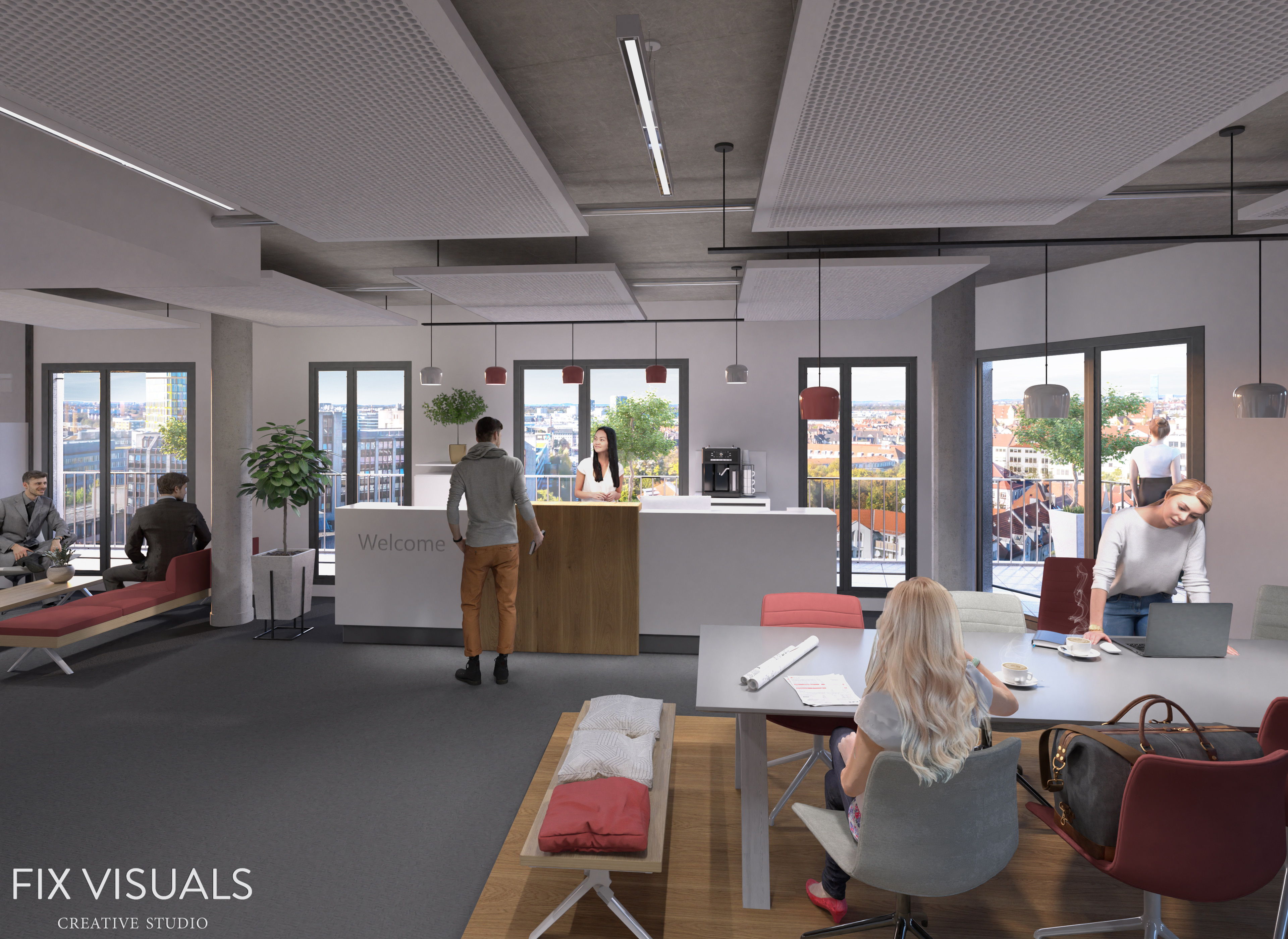 Office with Reception